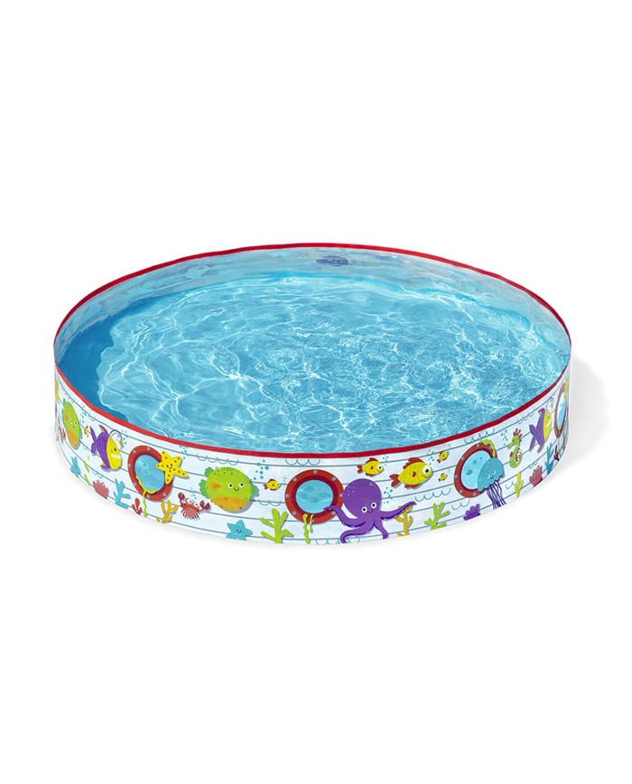 Bestway Piscina Rigida Infantile PVC Pesci 152x25 cm +2 Anni Giardino 55029 Bestway Piscina Rigida Infantile PVC Pesci 152x25 cm +2 Anni Giardino 55029