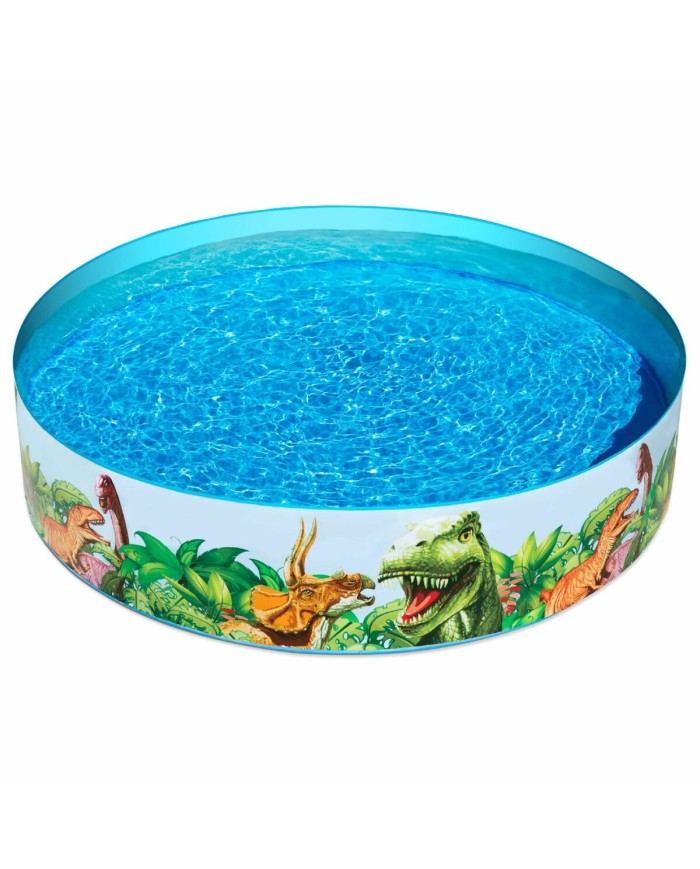 Bestway Piscina Rigida per Bambini PVC Dinosauri 183x38 cm +2 Anni Giardino 55022 Bestway Piscina Rigida per Bambini PVC Dinosauri 183x38 cm +2 Anni Giardino 55022