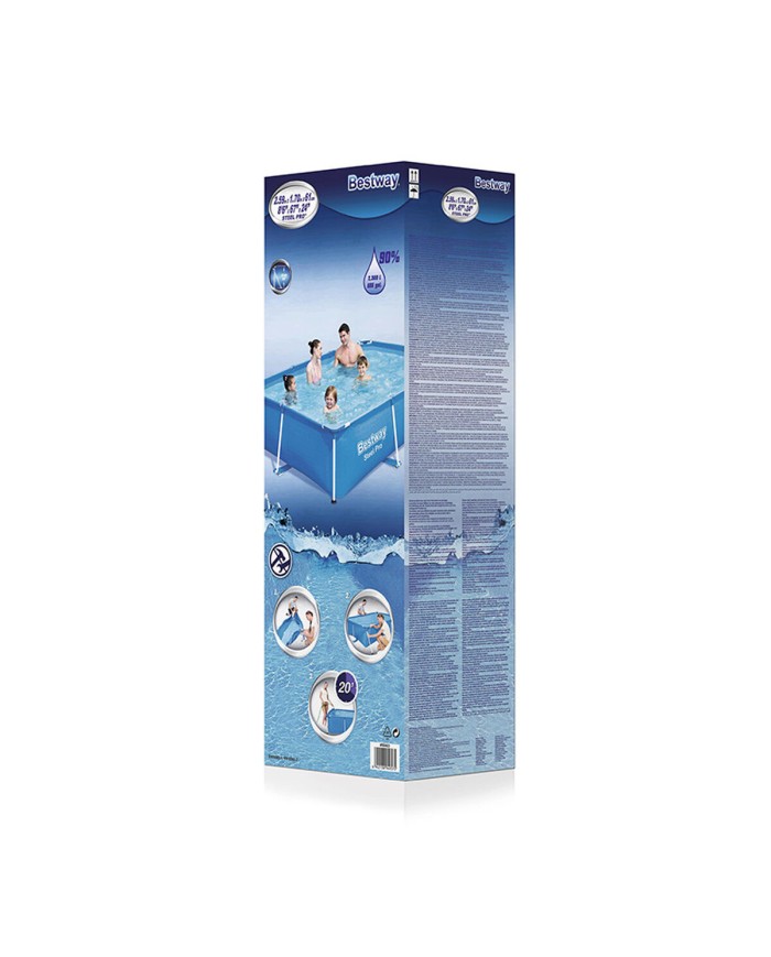 Bestway Piscina Rigida Adulto 259x170x61 cm Giardino 56403