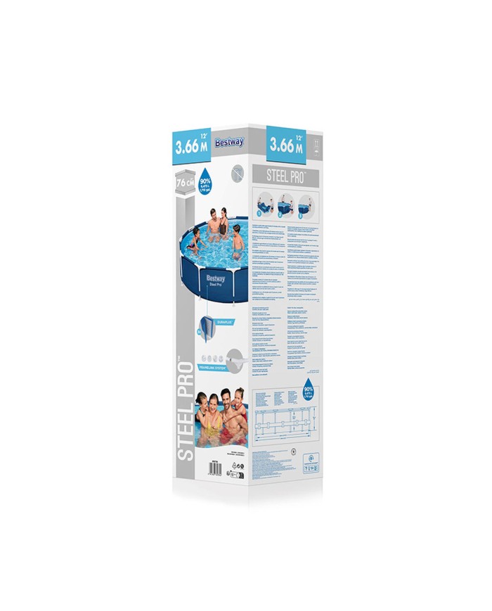 Bestway Piscina Rigida Adulto 366x76 cm Giardino 56706 Bestway Piscina Rigida Adulto 366x76 cm Giardino 56706