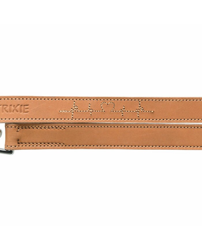 Guinzaglio regolabile per cane Trixie Heartbeat Marrone L/XL 2 m