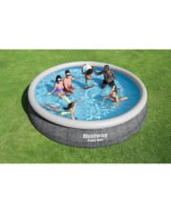 Bestway Piscina Gonfiabile Adulto Ratan con Depuratore 475x84 cm Giardino 57313