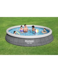 Bestway Piscina Gonfiabile Adulto Ratan con Depuratore 475x84 cm Giardino 57313