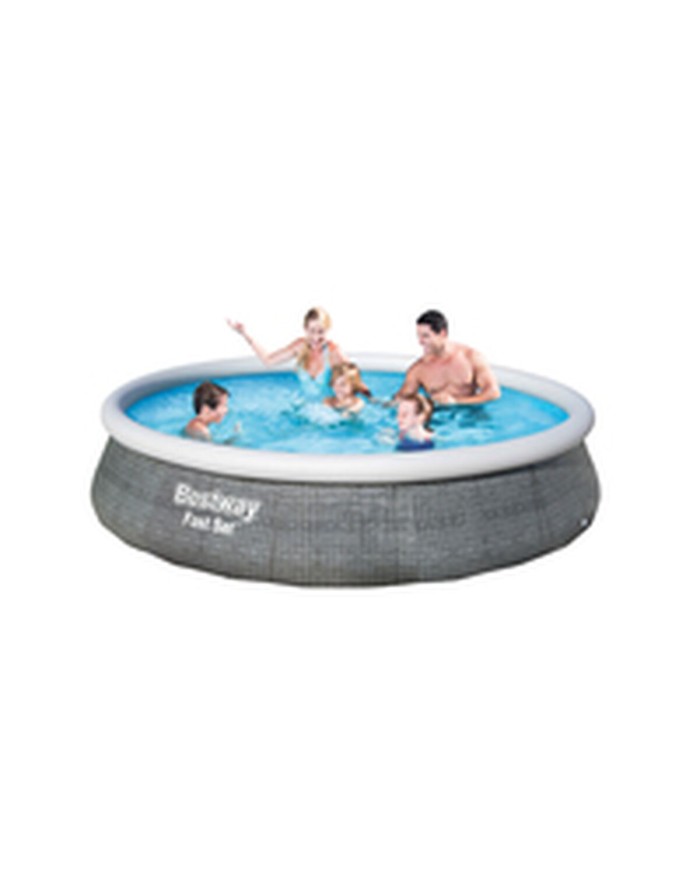 Bestway Piscina Gonfiabile Adulto Aro Ratan con Depuratore 396x84 cm Giardino 57376