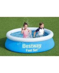 Bestway Piscina Gonfiabile Adulto Aro 183x51 cm Giardino 57392