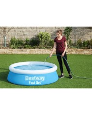 Bestway Piscina Gonfiabile Adulto Aro 183x51 cm Giardino 57392