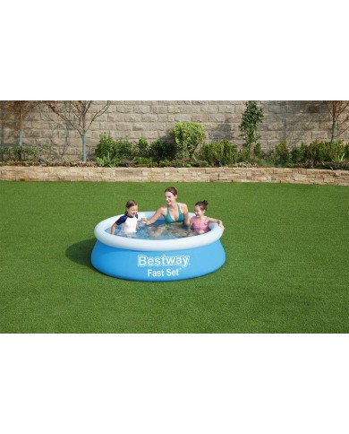 Bestway Piscina Gonfiabile Adulto Aro 183x51 cm Giardino 57392