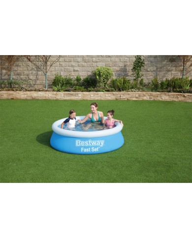 Bestway Piscina Gonfiabile Adulto Aro 183x51 cm Giardino 57392