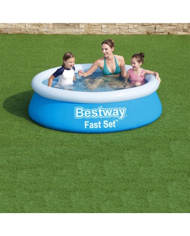 Bestway Piscina Gonfiabile Adulto Aro 183x51 cm Giardino 57392