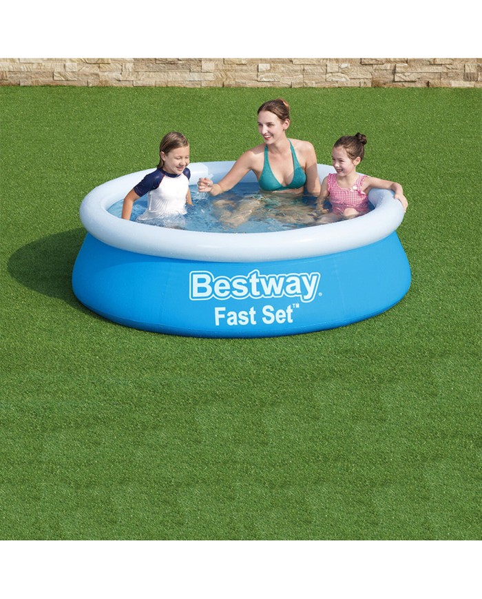 Bestway Piscina Gonfiabile Adulto Aro 183x51 cm Giardino 57392