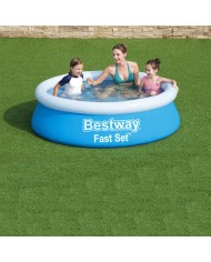 Bestway Piscina Gonfiabile Adulto Aro 183x51 cm Giardino 57392