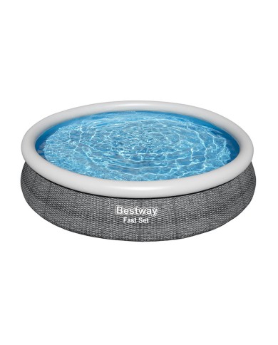 Bestway Piscina Gonfiabile per Adulti Aro Ratan con Depuratore 366x76 cm Giardino 57445