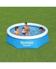 Bestway Piscina Gonfiabile per Adulti Anello 244x61 cm Giardino 57448