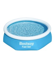 Bestway Piscina Gonfiabile Adulto Anello con Depuratore 244x61 cm Giardino 57450