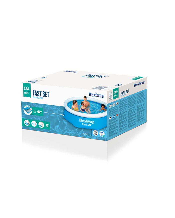 Bestway Piscina Gonfiabile Adulto Anello con Depuratore 305x66 cm Giardino 57458