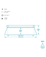 Bestway Piscina Gonfiabile Adulto Anello 305x66 cm Giardino 57456