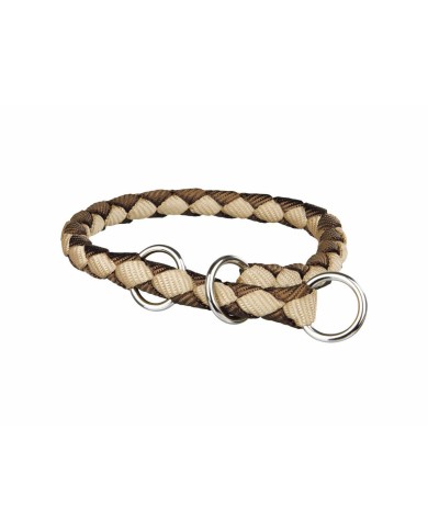 Collare per Cani Trixie Marrone Beige S/M 30-36 cm Collare per Cani Trixie Marrone Beige S/M 30-36 cm