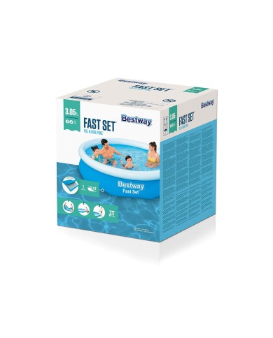 Bestway Piscina Gonfiabile Adulto Anello 305x66 cm Giardino 57456