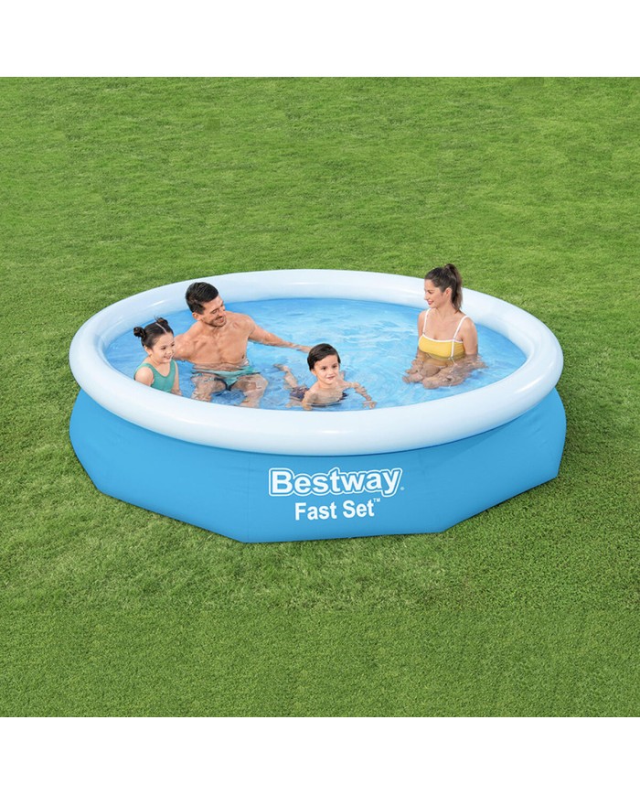 Bestway Piscina Gonfiabile Adulto Anello 305x66 cm Giardino 57456