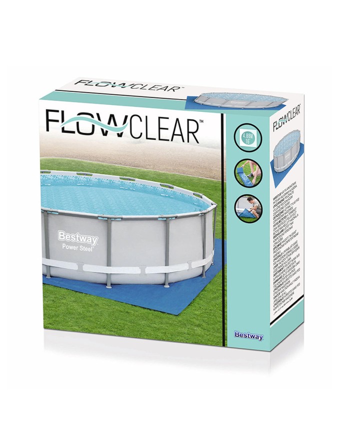 Bestway Proteggi Pavimento Piscina 488x488 cm Giardino 58003