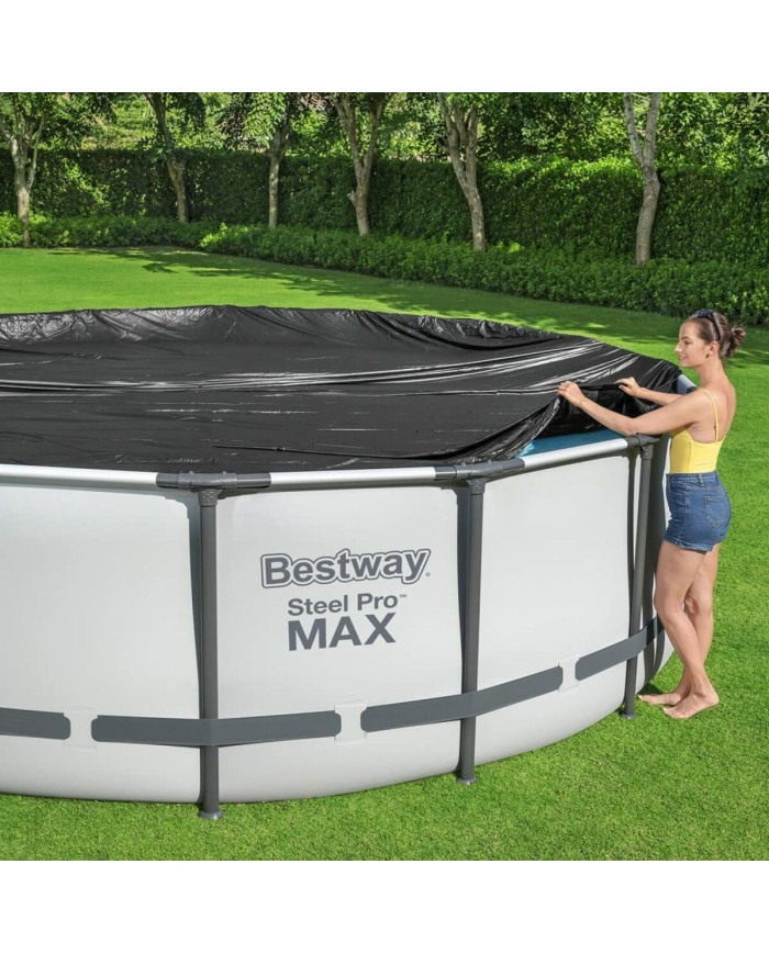 Bestway Copertura Piscina PVC D457 cm Giardino 58038 Bestway Copertura Piscina PVC D457 cm Giardino 58038