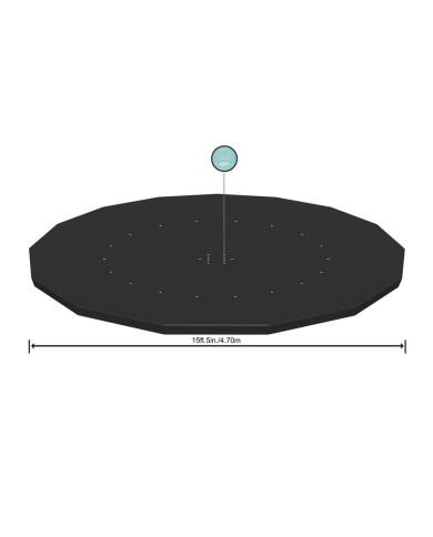 Bestway Copertura Piscina PVC D457 cm Giardino 58038