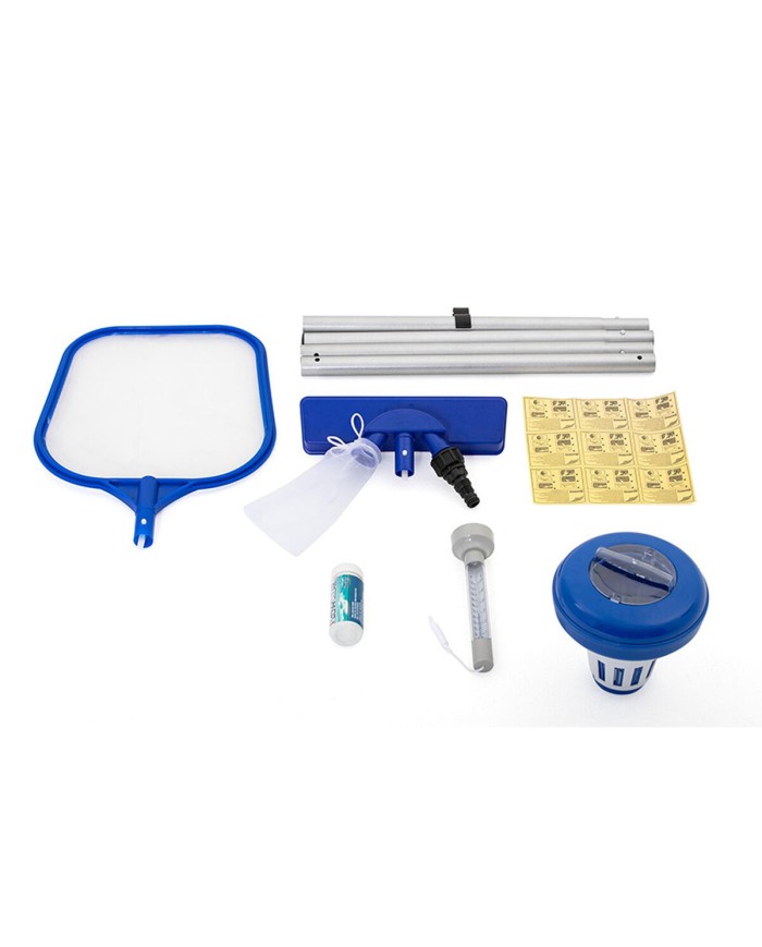 Kit Manutenzione Bestway Piscina con Accessori Bastone 161 cm Giardino 58195