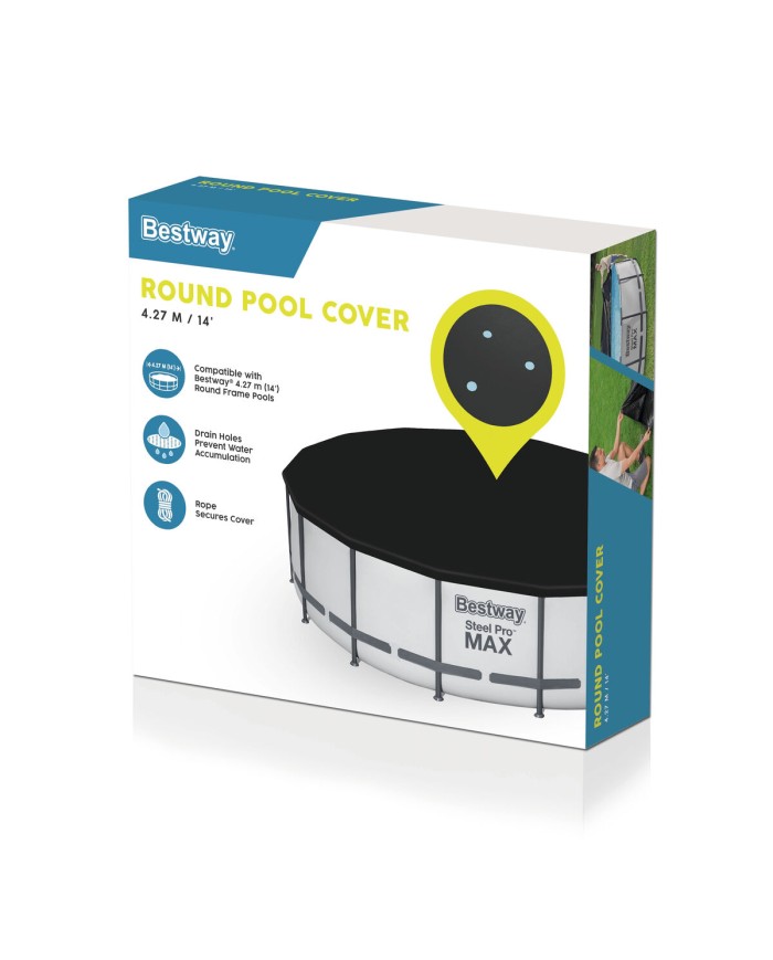 Bestway Copertura Piscina PVC D427 cm Giardino 58248 Bestway Copertura Piscina PVC D427 cm Giardino 58248