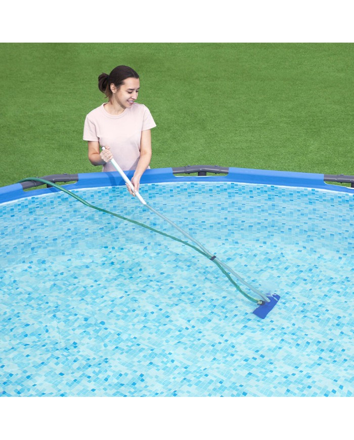 Kit Manutenzione Bestway Piscina con Accessori Bastone 161 cm Giardino 58195