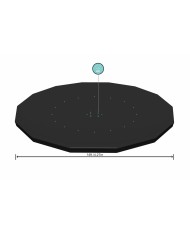 Bestway Copertura Piscina PVC D427 cm Giardino 58248 Bestway Copertura Piscina PVC D427 cm Giardino 58248