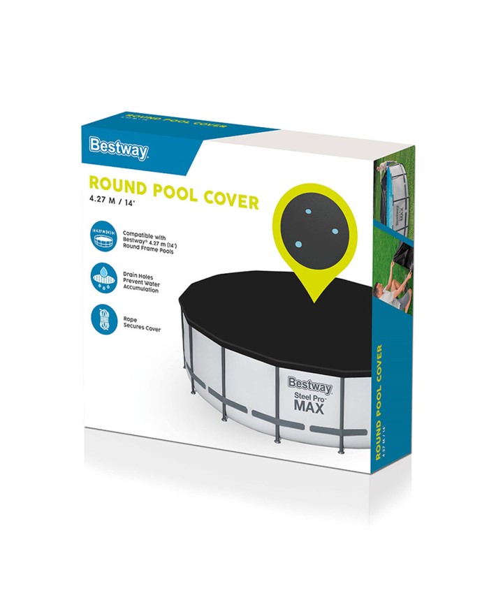Bestway Copertura Piscina PVC D427 cm Giardino 58248 Bestway Copertura Piscina PVC D427 cm Giardino 58248