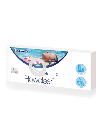 Bestway Tubo di Filtrazione con Filettatura 3M D3,83 cm Piscina e Giardino 58368