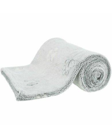 Coperta per Animali Domestici Trixie Nando Grigio chiaro Poliestere 150 × 100 CM