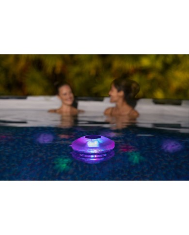 Luce Galleggiante a Energia Solare per Piscina Bestway Ø 14 cm (1 Unità)