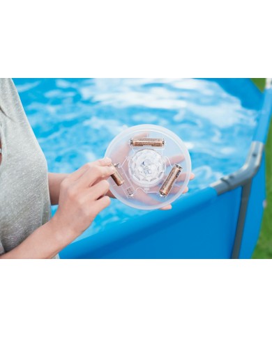 Luce Galleggiante a Energia Solare per Piscina Bestway Ø 14 cm (1 Unità)