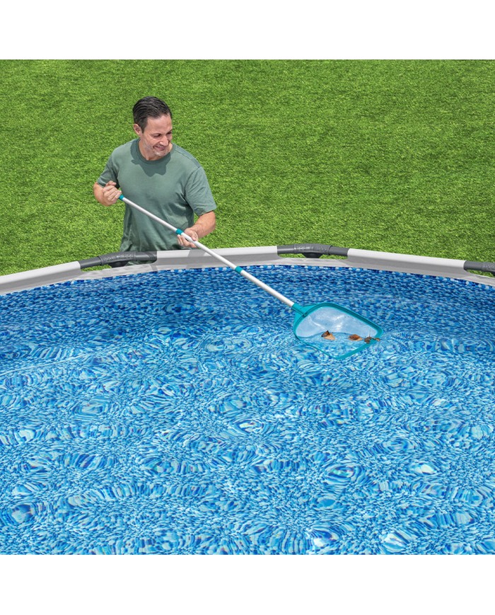 Bestway Raccoglie Foglie Piscina Asta 163 cm Giardino 58635 Bestway Raccoglie Foglie Piscina Asta 163 cm Giardino 58635