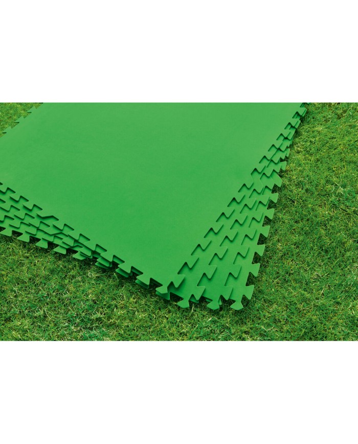 Bestway Pavimento Piscina Foam Verde 9 Pezzi 78x78 cm Giardino 58636