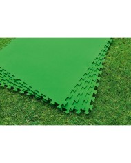 Bestway Pavimento Piscina Foam Verde 9 Pezzi 78x78 cm Giardino 58636