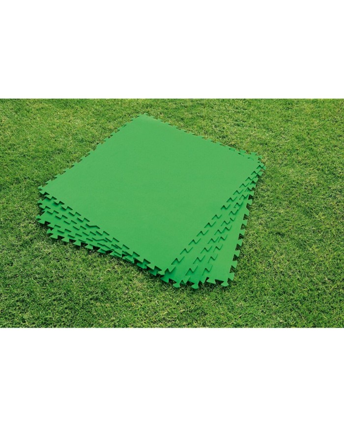 Bestway Pavimento Piscina Foam Verde 9 Pezzi 78x78 cm Giardino 58636