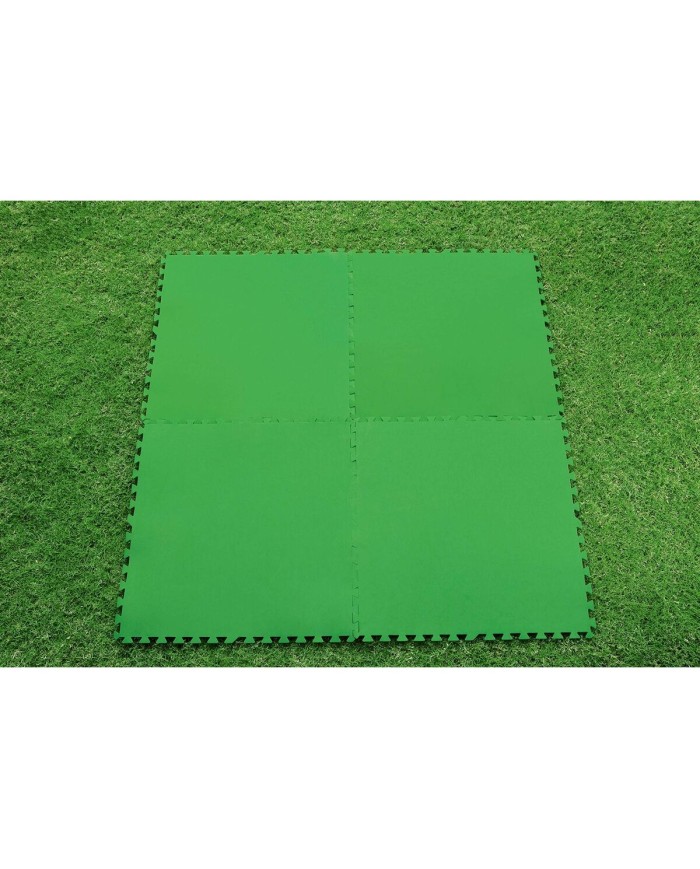 Bestway Pavimento Piscina Foam Verde 9 Pezzi 78x78 cm Giardino 58636