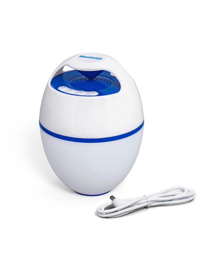 Bestway Altoparlante Bluetooth Luci Led Galleggiante Piscina e Giardino 58700 Bestway Altoparlante Bluetooth Luci Led Galleggiante Piscina e Giardino 58700