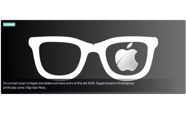 Apple: occhiali smart con AI in arrivo nel 2026